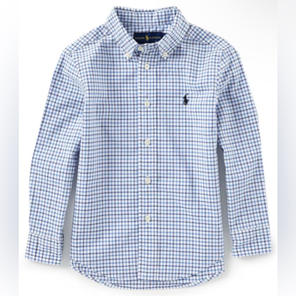 Ralph Lauren Tattersall Cotton Poplin Shirt 2T